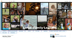 Desktop Screenshot of largefamilylearning.com